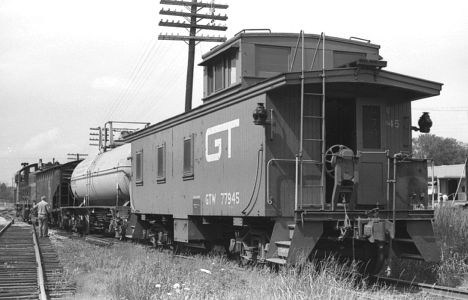 GTW train at North Yard, Jackson, MI